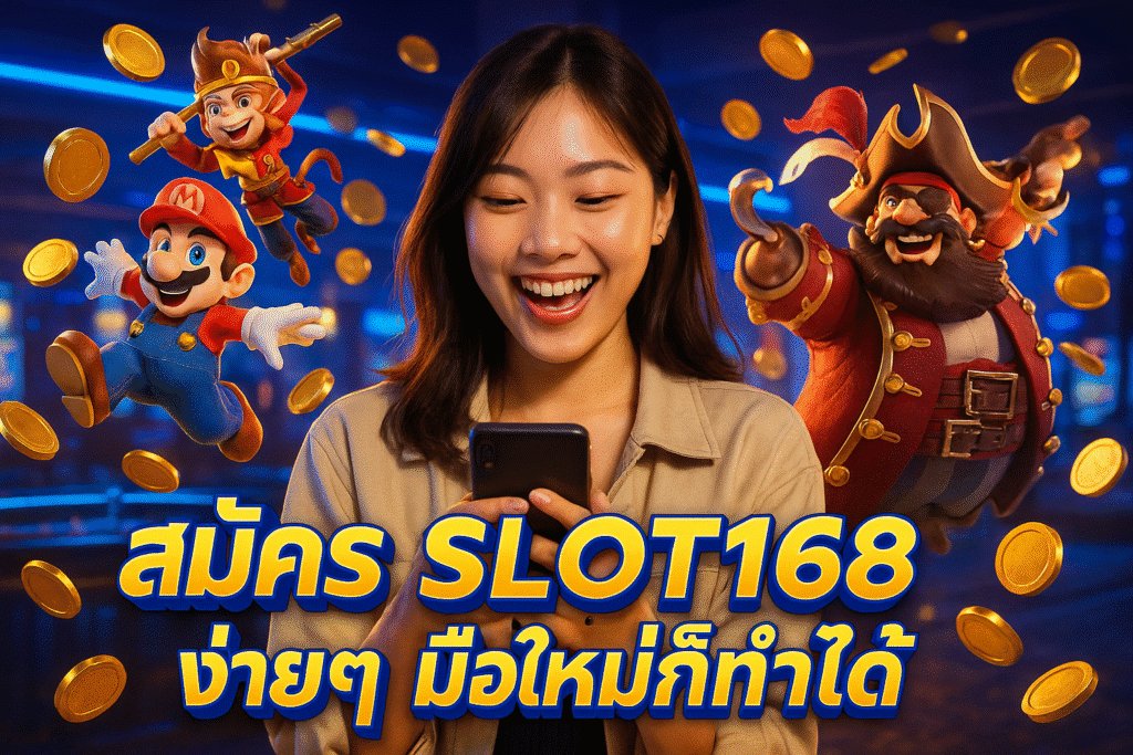 สมัคร SLOT168 ง่ายๆ มือใหม่ก็ทำได้
