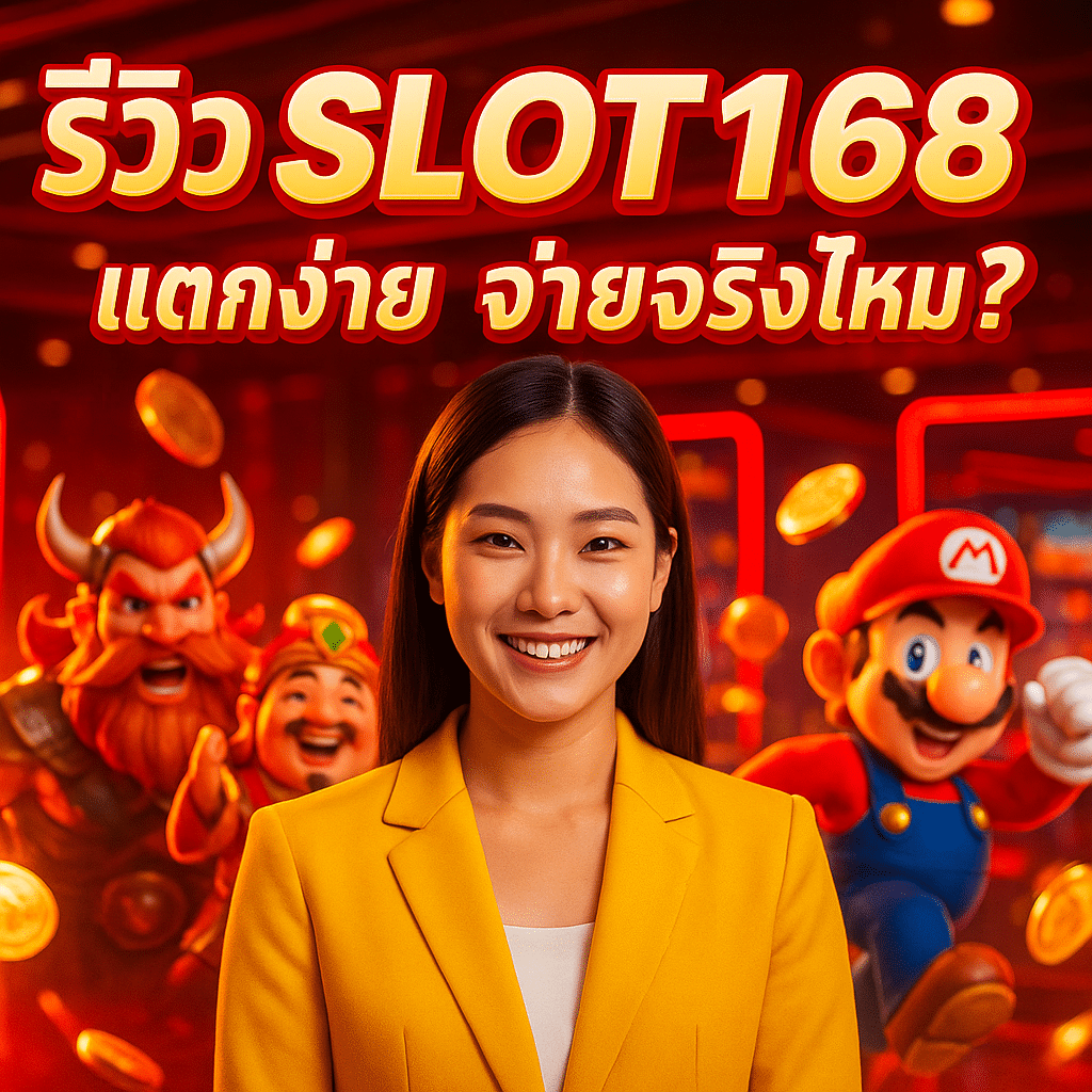รีวิว SLOT168 แตกง่าย จ่ายจริงไหม?